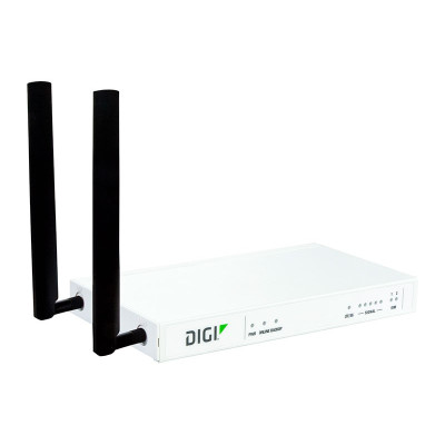 Digi 5402-RMxx Cat 4 LTE or no cellular remote console access server, Digi 360, LTE antennas, Power supply